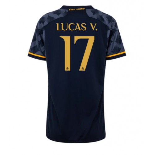 Maillot de foot Real Madrid Lucas Vazquez #17 Extérieur Femmes 2023-24 Manches Courte